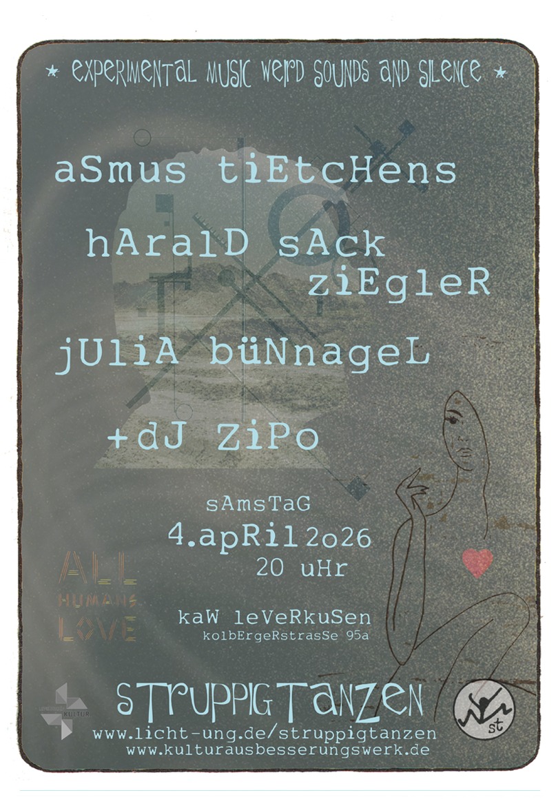 African Paper | Julia Bünnagel, Harald Sack Ziegler, Asmus Tietchens, Ditterich von Euler-Donnersper und DJ Zipo in Leverkusen
