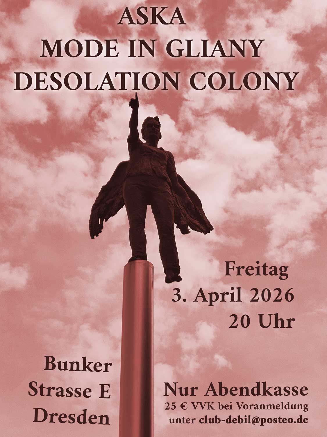 African Paper | Aska, Mode In Gliany und Desolation Colony im Bunker Dresden